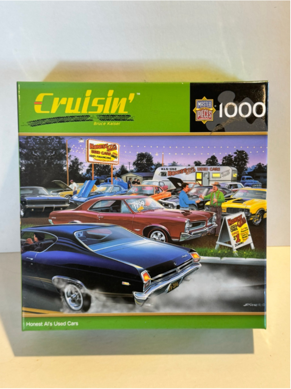 MasterPieces Cruisin' 1000 Piece Jigsaw Puzzle Homest ALS Used Cars